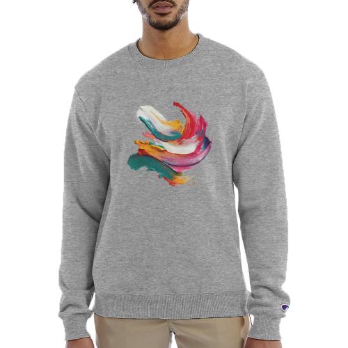 Colorful brushstrokes - Champion Unisex Powerblend Sweatshirt 