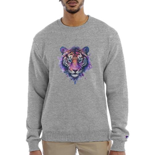 Mystic Violet Tiger - Champion Unisex Powerblend Sweatshirt 
