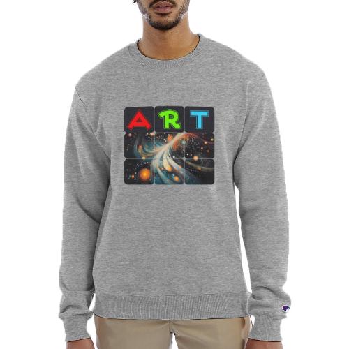 Swirls of Colorful Art - Champion Unisex Powerblend Sweatshirt 