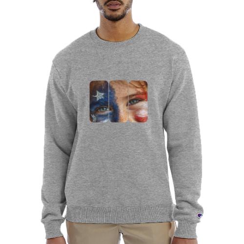 USA: Patriot Gaze - Champion Unisex Powerblend Sweatshirt 