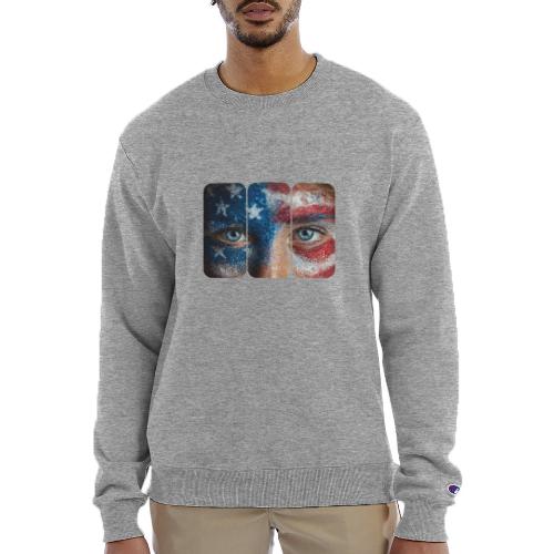 USA: Stars in Her Eyes - Champion Unisex Powerblend Sweatshirt 
