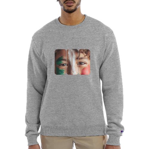 Mexico: Three Stripes of Pride - Champion Unisex Powerblend Sweatshirt 