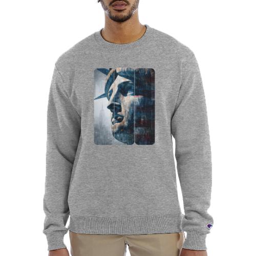 USA: Urban Liberty Triptych - Champion Unisex Powerblend Sweatshirt 