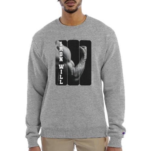 Bodybuilding: Iron Will - Champion Unisex Powerblend Sweatshirt 