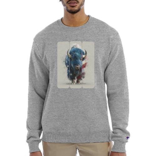 USA: Spirit of the Plains - Champion Unisex Powerblend Sweatshirt 