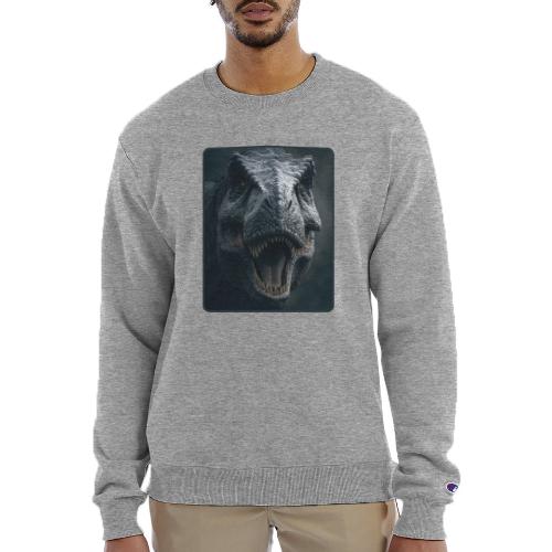 T Rex Cinematic Close-Up Design - Champion Unisex Powerblend Sweatshirt 