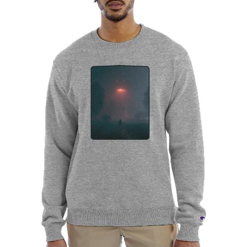 Mysterious UFO Encounter Design - Champion Unisex Powerblend Sweatshirt 