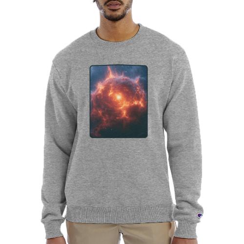 Exploding Supernova Space Art - Champion Unisex Powerblend Sweatshirt 