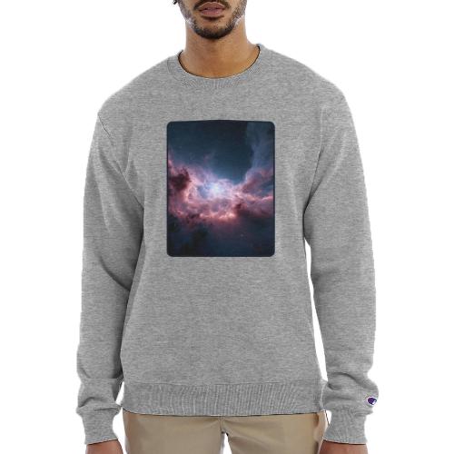 Radiant Cosmic Nebula Artwork - Champion Unisex Powerblend Sweatshirt 