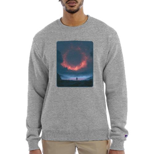 Supernova Reflection Space Scene - Champion Unisex Powerblend Sweatshirt 