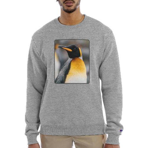 King Penguin Portrait Design - Champion Unisex Powerblend Sweatshirt 