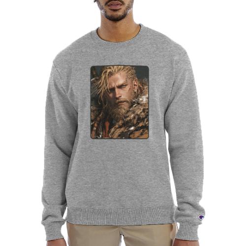 Battle-Scarred Viking Warrior - Champion Unisex Powerblend Sweatshirt 