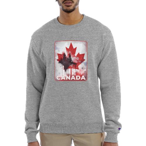 Canada's Maple Leaf Pride - Champion Unisex Powerblend Sweatshirt 