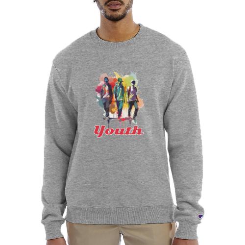 Forever Youthful - Champion Unisex Powerblend Sweatshirt 