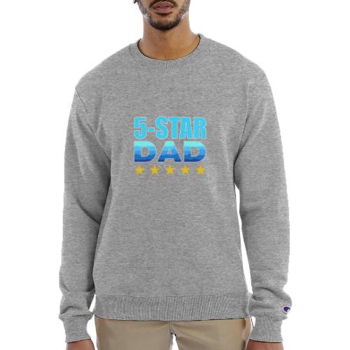 Five Stars Dad - Champion Unisex Powerblend Sweatshirt 