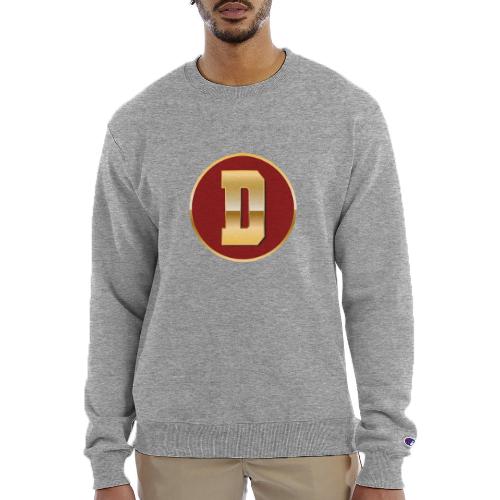 Letter D – Capital Varsity Alphabet Monogram - Champion Unisex Powerblend Sweatshirt 