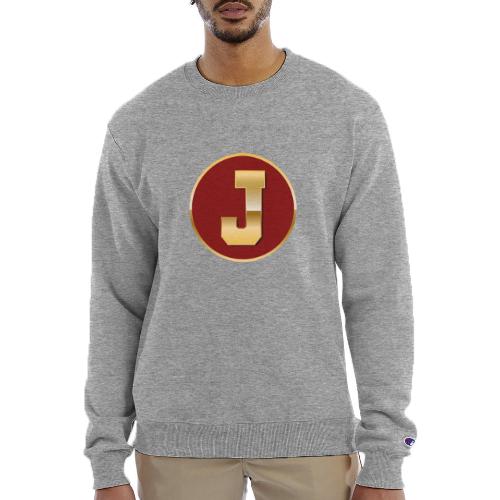 Letter J – Capital Varsity Alphabet Monogram - Champion Unisex Powerblend Sweatshirt 