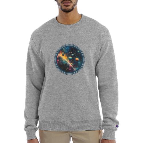 Painted Planetscape - Champion Unisex Powerblend Sweatshirt 