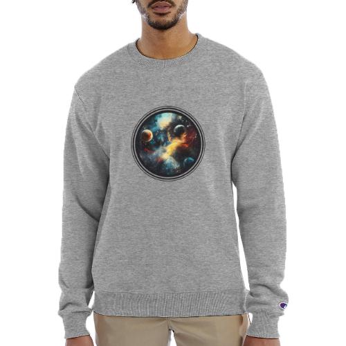 Painted Cosmos of Planets - Champion Unisex Powerblend Sweatshirt 