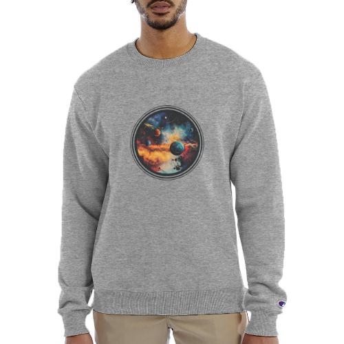 Cosmic Brush Planets - Champion Unisex Powerblend Sweatshirt 