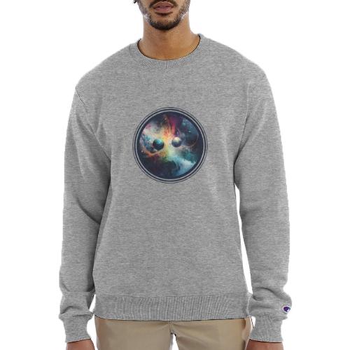 Chaotic Color Planets - Champion Unisex Powerblend Sweatshirt 