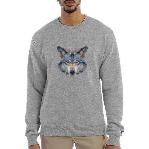Wolf: Chromatic Wild Gaze - Champion Unisex Powerblend Sweatshirt 