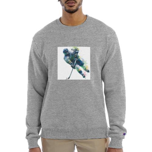Hockey: Frozen Motion - Champion Unisex Powerblend Sweatshirt 