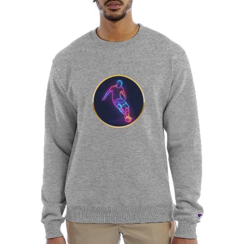Soccer: Neon Golden Goal - Champion Unisex Powerblend Sweatshirt 