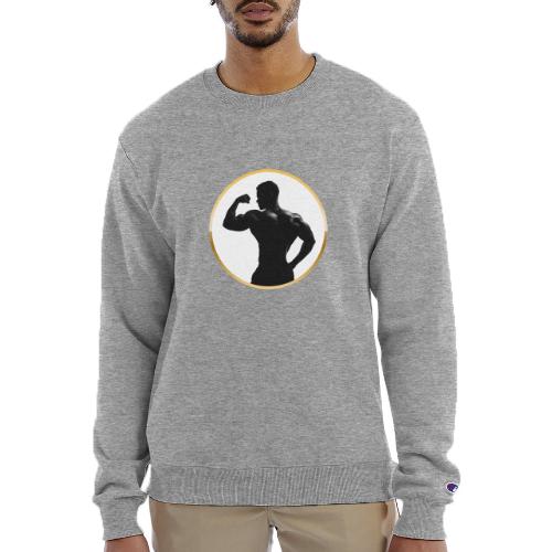 Bodybuilder: Classic Flex Emblem - Champion Unisex Powerblend Sweatshirt 