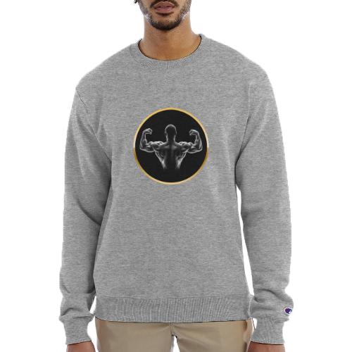 Bodybuilding: Golden Back Power - Champion Unisex Powerblend Sweatshirt 