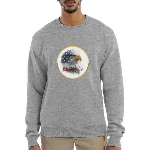USA: Patriot Wing Emblem - Champion Unisex Powerblend Sweatshirt 