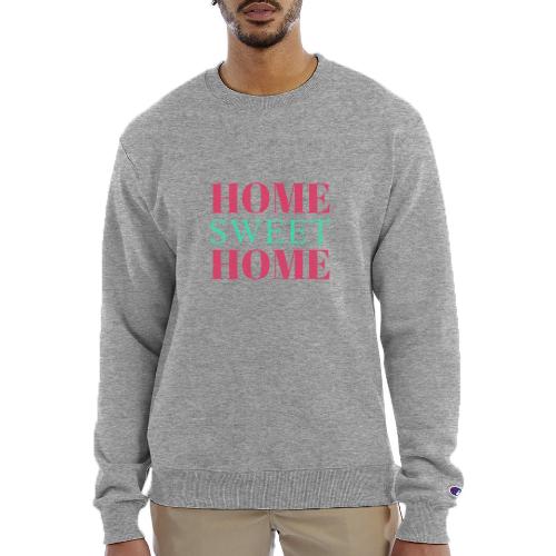 Home Sweet Home Typography Design - Champion Unisex Powerblend Sweatshirt 