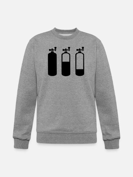 scuba diving - Champion Unisex Powerblend Sweatshirt - heather gray