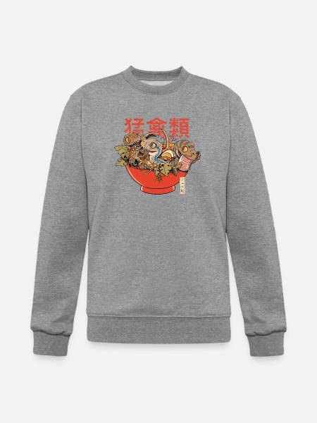 Ramen Raptors - Champion Unisex Powerblend Sweatshirt - heather gray