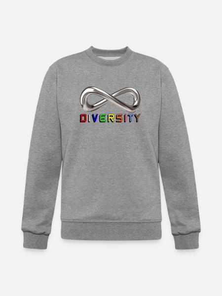 Infinite Diversity - Champion Unisex Powerblend Sweatshirt - heather gray