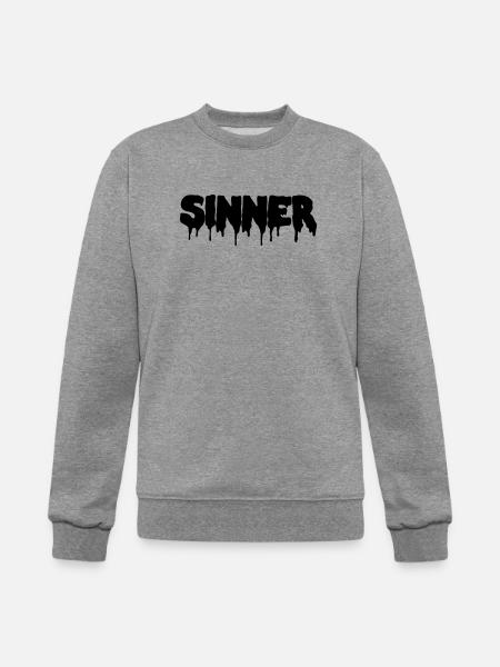 SINNER - Champion Unisex Powerblend Sweatshirt - heather gray