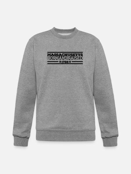 Massachusetts - Champion Unisex Powerblend Sweatshirt - heather gray