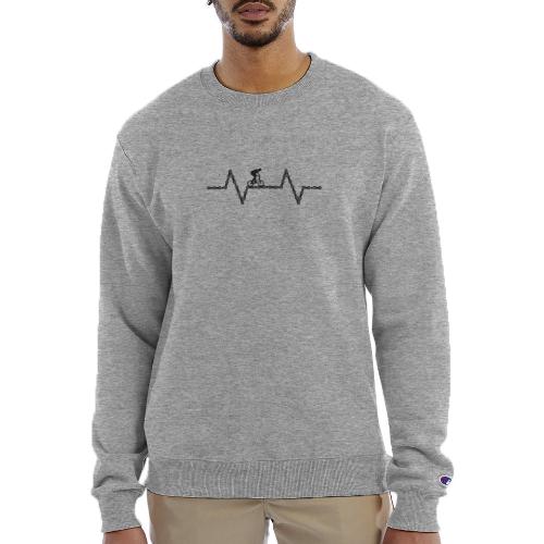bmx bike heartbeat - Champion Unisex Powerblend Sweatshirt 