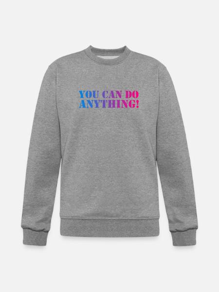 You Can Do Anything - Champion Unisex Powerblend Sweatshirt - heather gray
