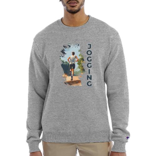 Jogging Vibes - Champion Unisex Powerblend Sweatshirt 