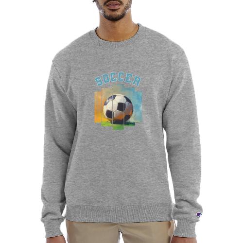Soccer Ball Vibes - Champion Unisex Powerblend Sweatshirt 
