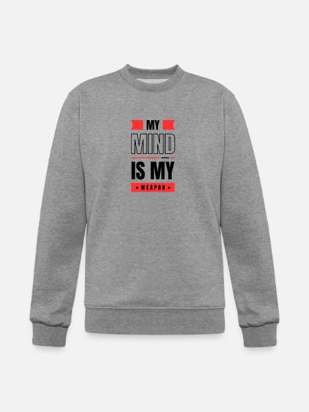 Mind Weapon - Champion Unisex Powerblend Sweatshirt - heather gray