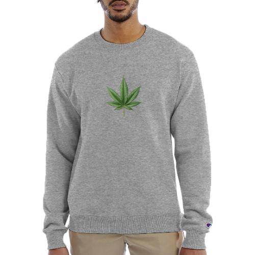 Cannabis Leaf - Champion Unisex Powerblend Sweatshirt 