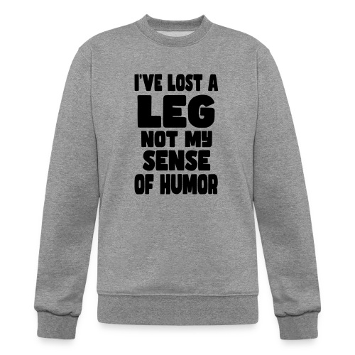 I've lost a leg, but not my sense of humor * - Champion Unisex Powerblend Sweatshirt 