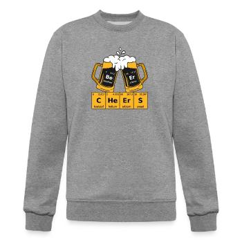 Beer Periodic Table - Champion Unisex Powerblend Sweatshirt  - heather gray - Front