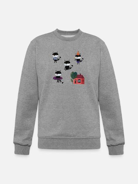 Funny Cats - Champion Unisex Powerblend Sweatshirt - heather gray