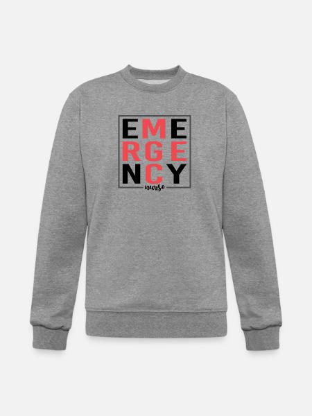 Emergency Nurse - Champion Unisex Powerblend Sweatshirt - heather gray