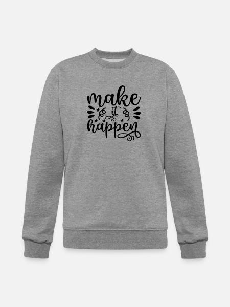 Make It Happen - Champion Unisex Powerblend Sweatshirt - heather gray