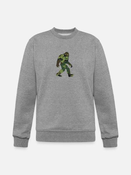 Camo Bigfoot - Champion Unisex Powerblend Sweatshirt - heather gray