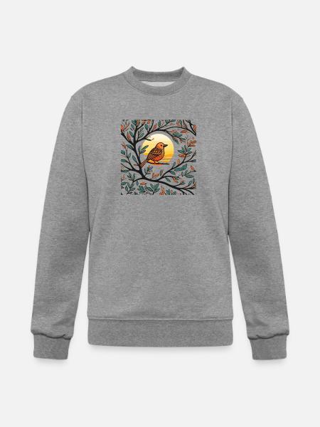 Sunset Serenade - Champion Unisex Powerblend Sweatshirt  - heather gray